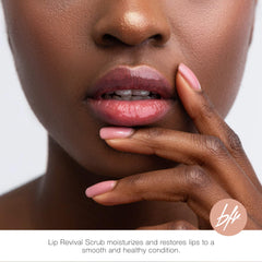 Beauty For Real Lip Revival apply scrub on lips before moisturizer