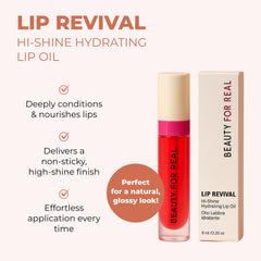 Beauty For Real Lip Revival Hi-Shine applicator glides smoothly for effortless application.