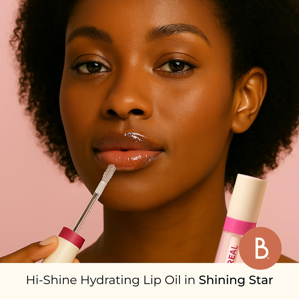 Lip Revival Hi-Shine Oil plush applicator close-up for precise application.