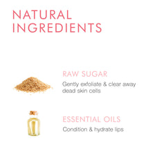 Beauty For Real Lip Revival sugar scrub texture close-up showing natural exfoliants