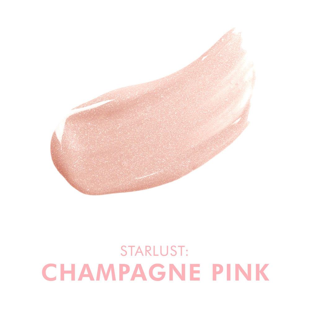 Beauty For Real Starlust lip gloss wand enables even reapplication.