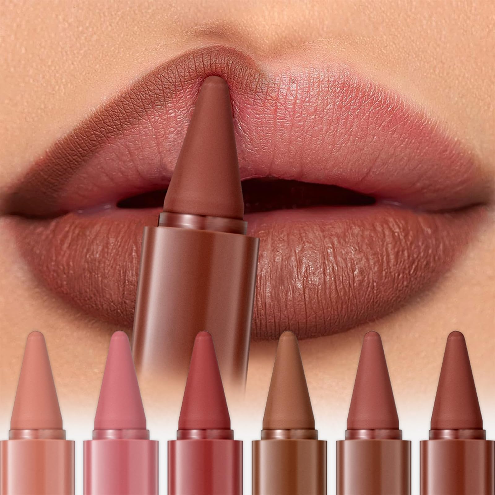 Beauty Glazed gradient lip liner set with ombre shades for precise definition.
