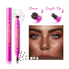 Beauty Glazed stamp-side freckles create effortless clusters for sun-kissed looks.