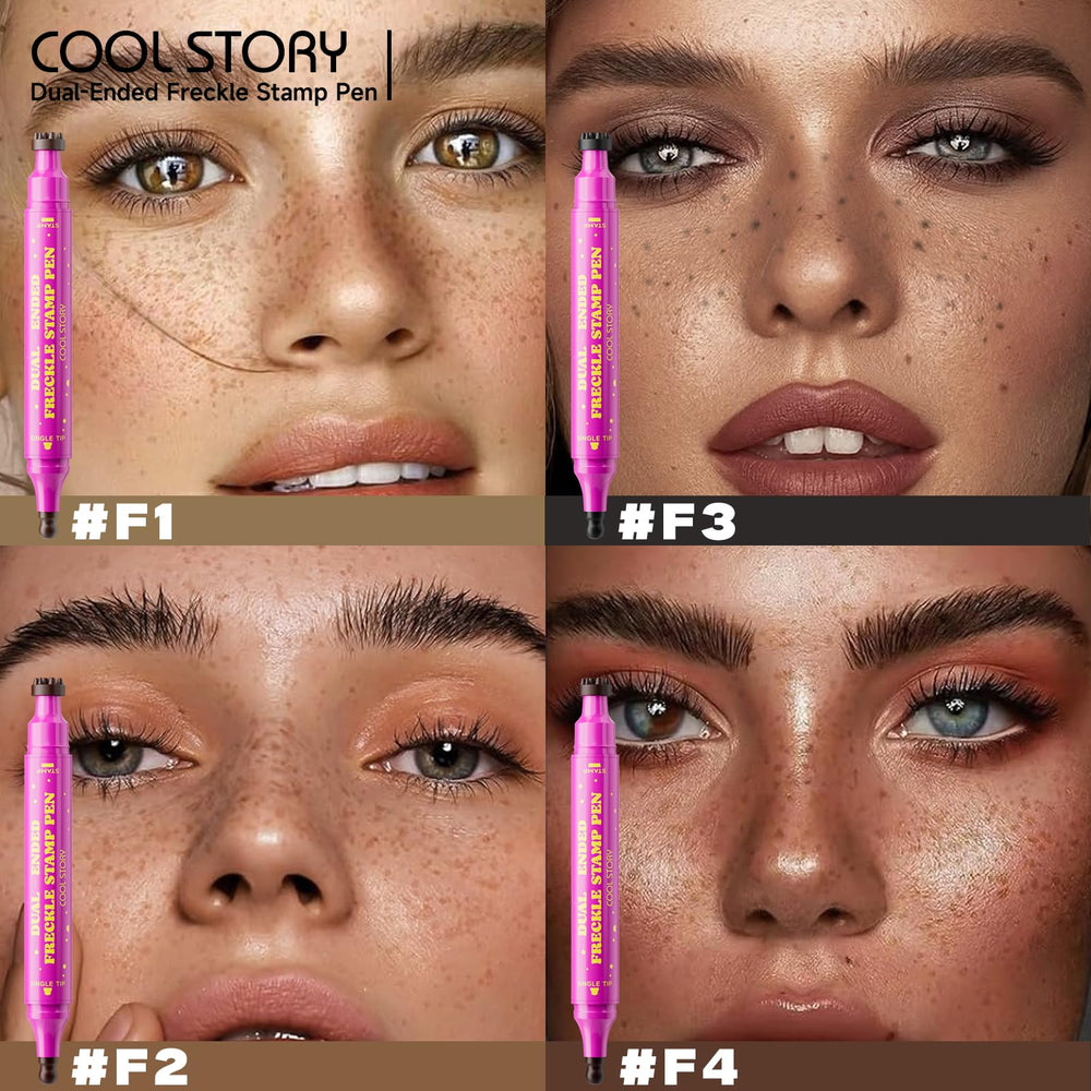 Beauty Glazed precision tip allows precise freckles placement.
