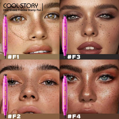 Beauty Glazed precision tip allows precise freckles placement.
