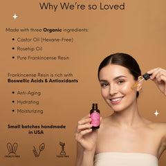 Beauty Glow bottle dropper showing infusion in a skincare routine