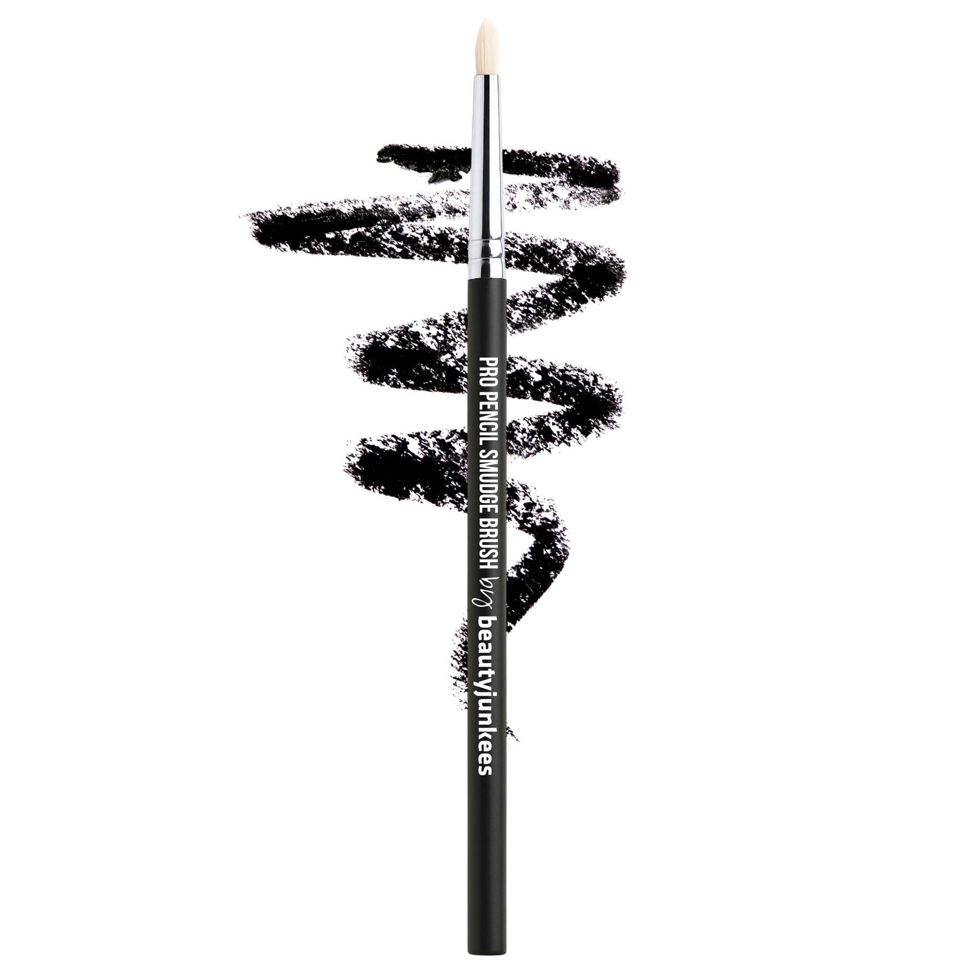 Beauty Junkees Pencil Brush with precision tip for inner corner and lash-line work.