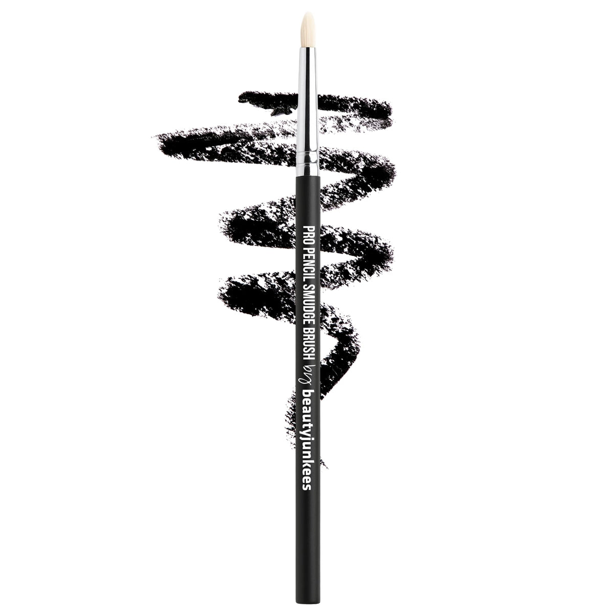 Beauty Junkees Pencil Brush with precision tip for inner corner and lash-line work.