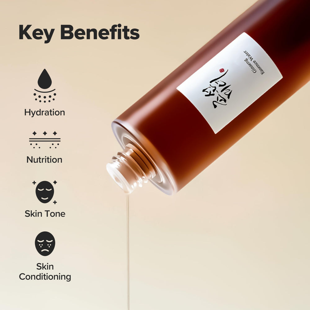 Beauty of Joseon Ginseng Essence Water ingredients label highlights ginseng and niacinamide for nourishment