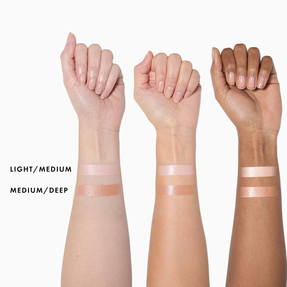 Close-up of Beauty Pie concealer application for seamless blending.