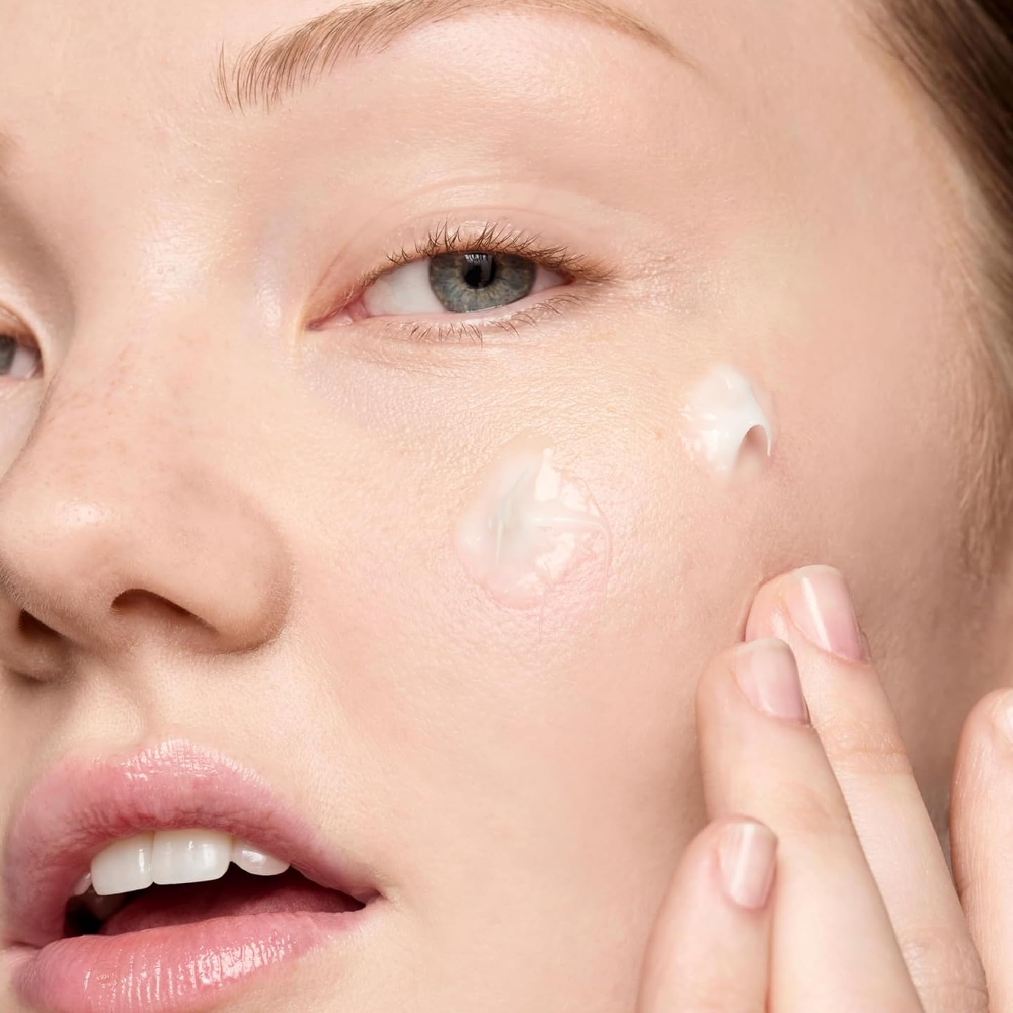 Beauty Pie Japanfusion Power Elixir cream swirl shows rich, smoothing texture.