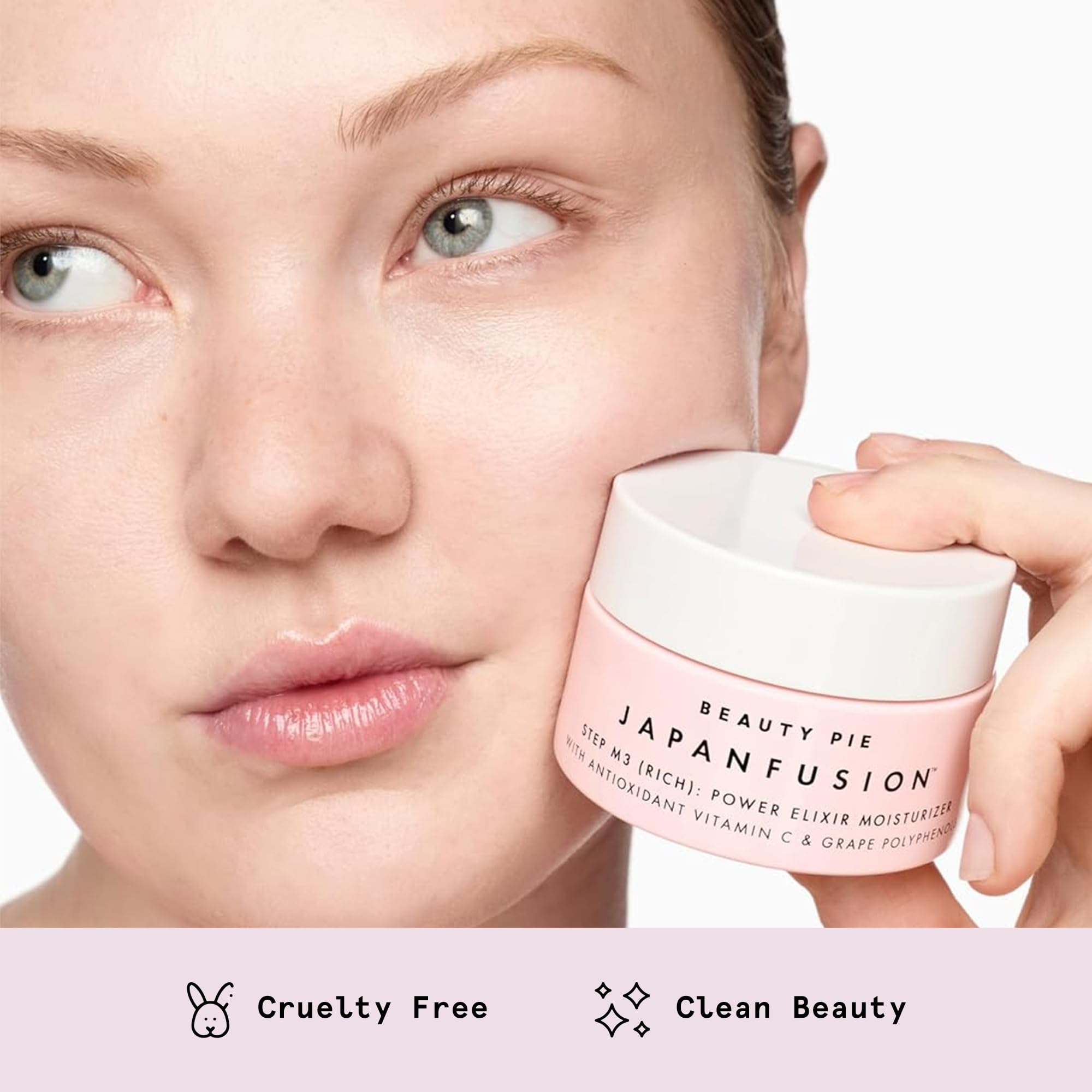 Beauty Pie Japanfusion Power Elixir Jabara-C extract; antioxidant-rich botanicals.