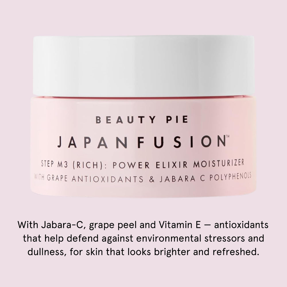 Beauty Pie Japanfusion Power Elixir night usage; nourishing end-of-day ritual.
