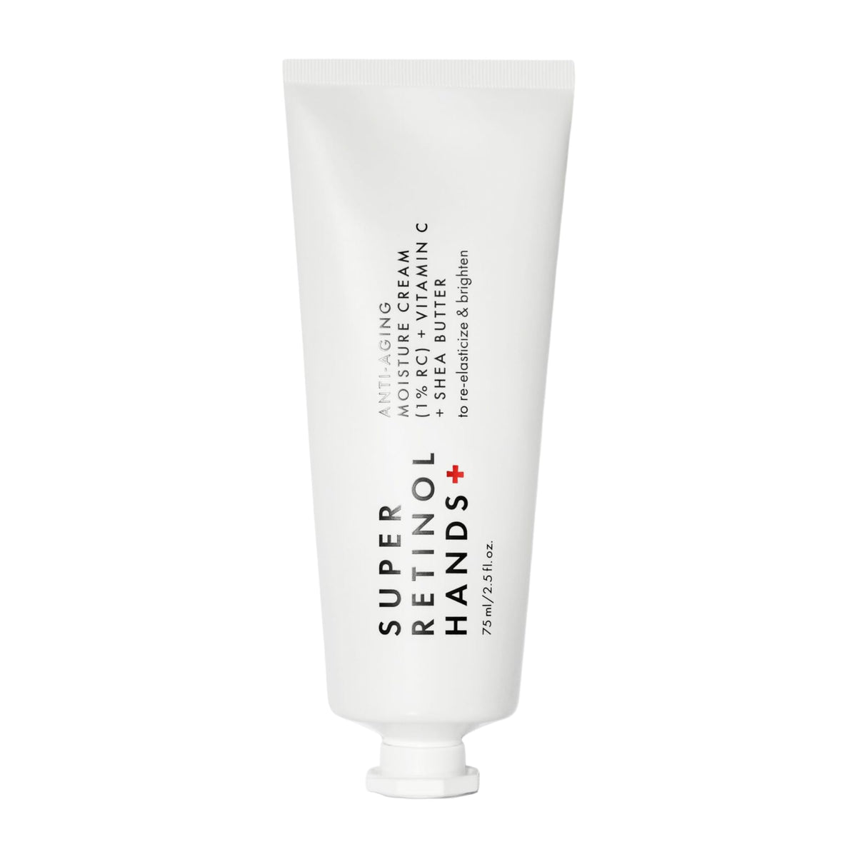 Beauty Pie Super Retinol Hand Cream bottle close-up showing deep hydration for dry hands