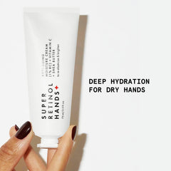 Beauty Pie Super Retinol Hand Cream texture close-up with non-greasy finish
