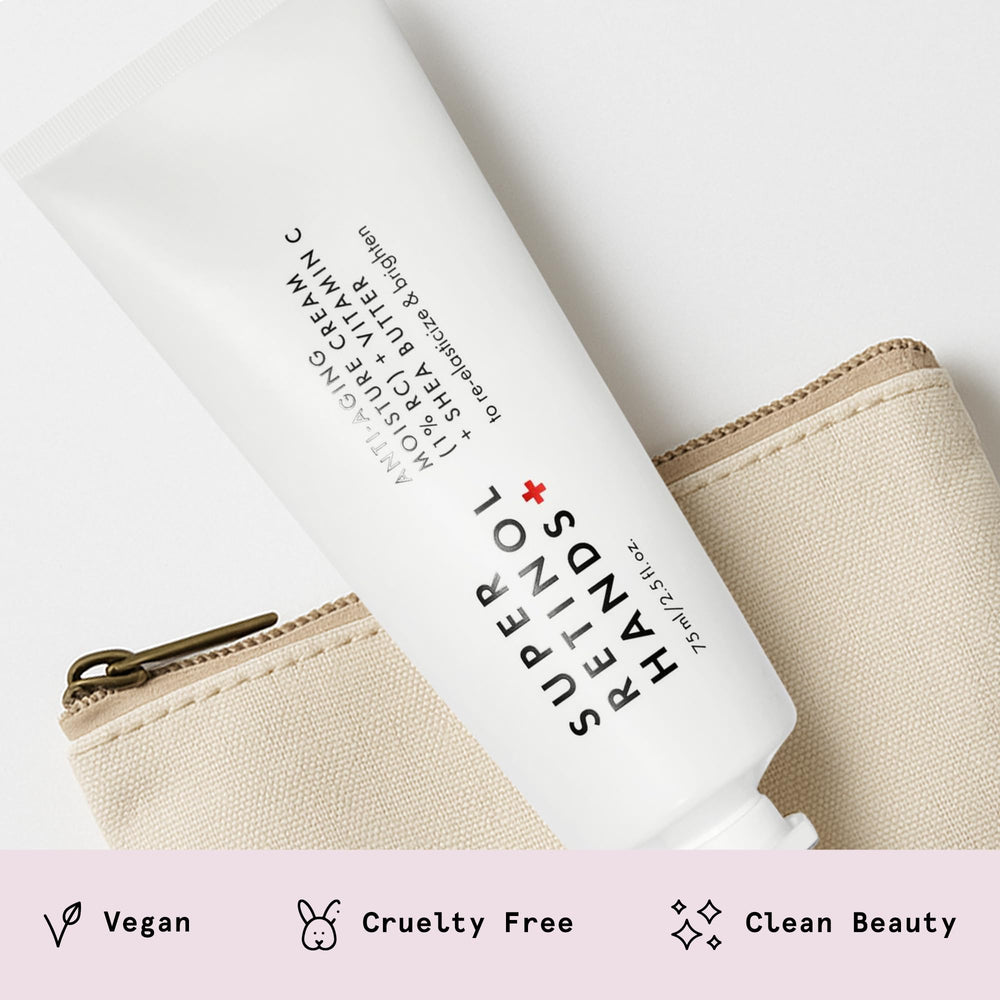 Beauty Pie packaging emphasizes vitamin C and vitamin E for brightness