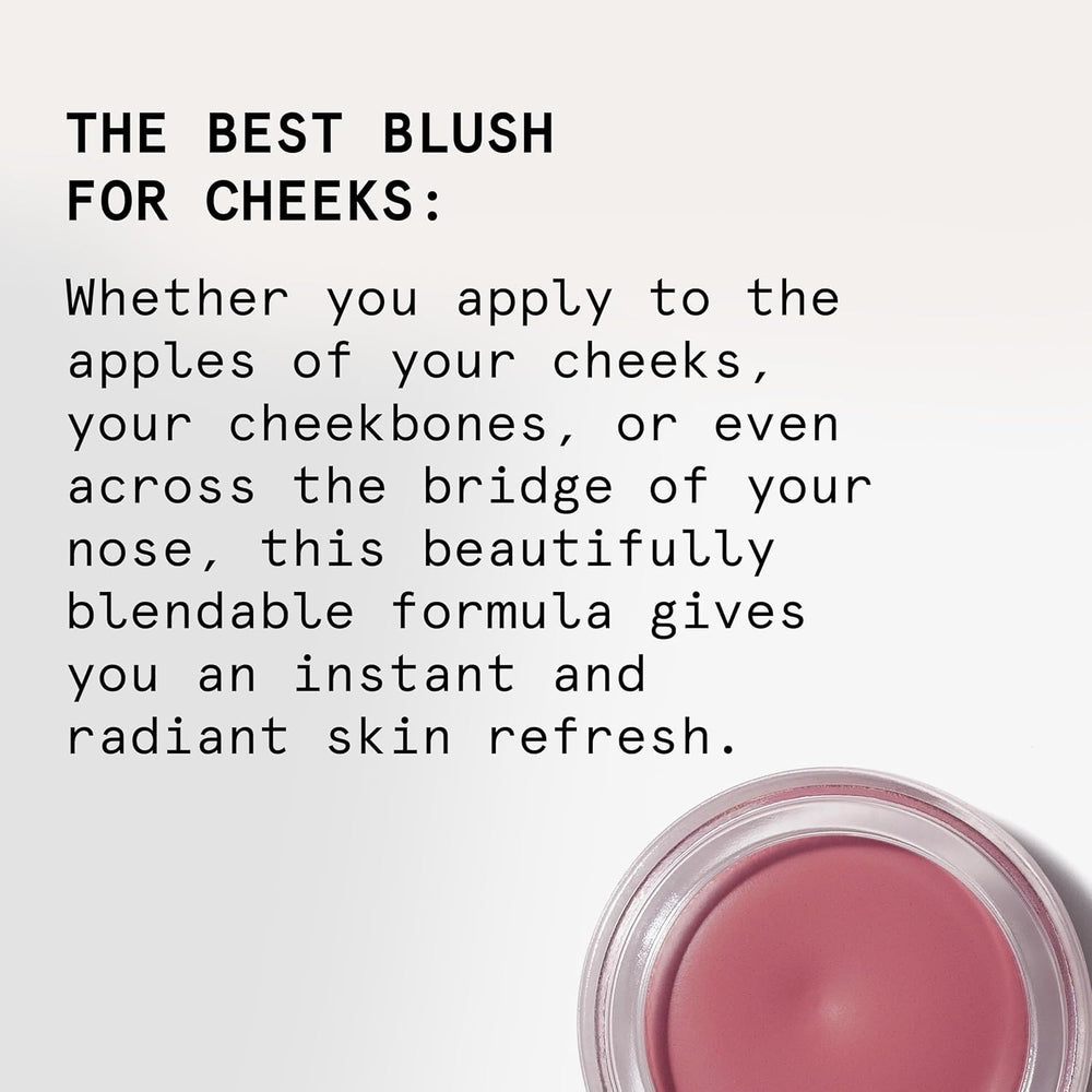 Beauty Pie Supercheek Cream Blush built-up layer for subtle to bold payoff.