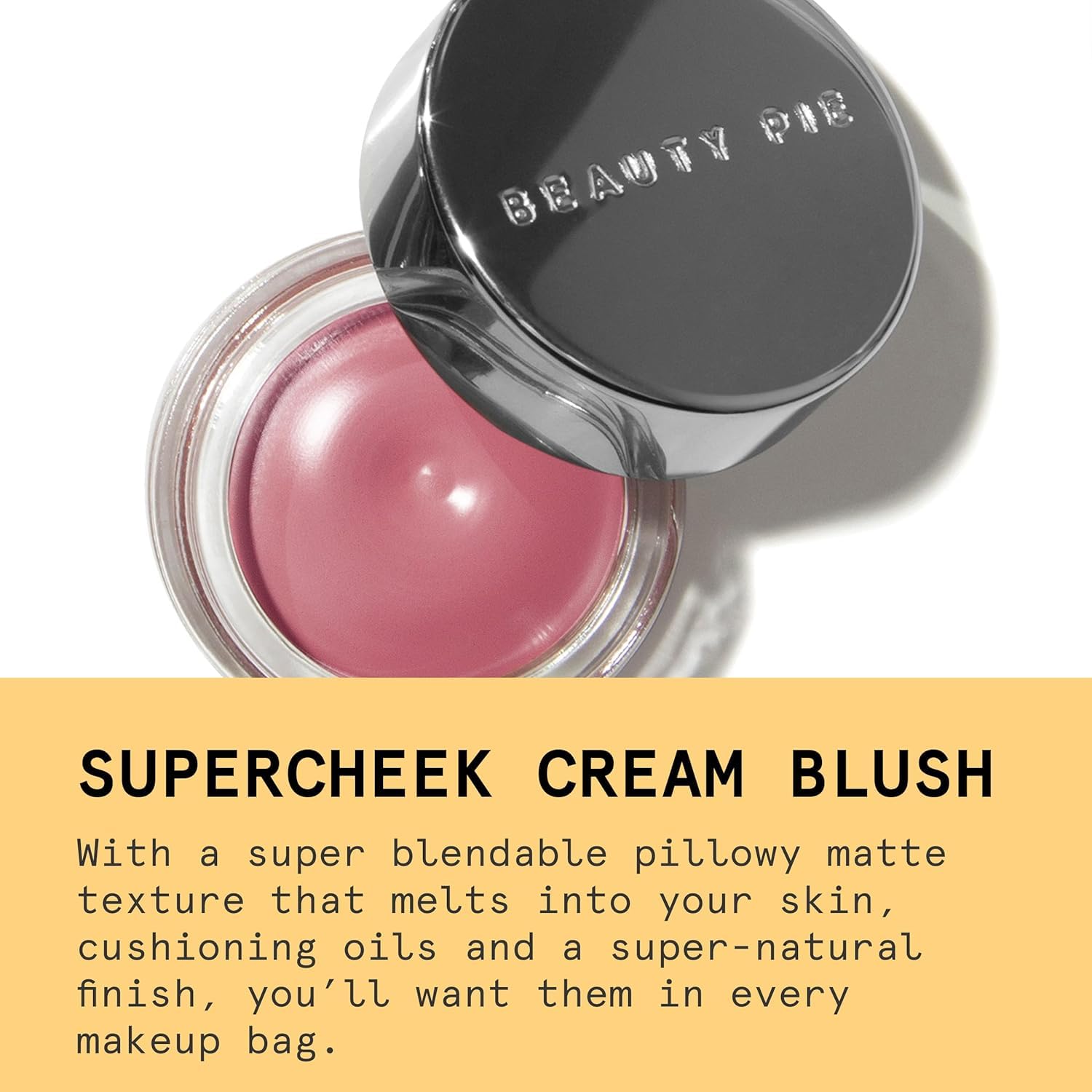 Beauty Pie Supercheek Cream Blush premium packaging reflects Italian lab quality.