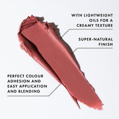 Beauty Pie Supercheek Cream Blush Sexy Berry cushiony texture on skin for soft-focus glow.
