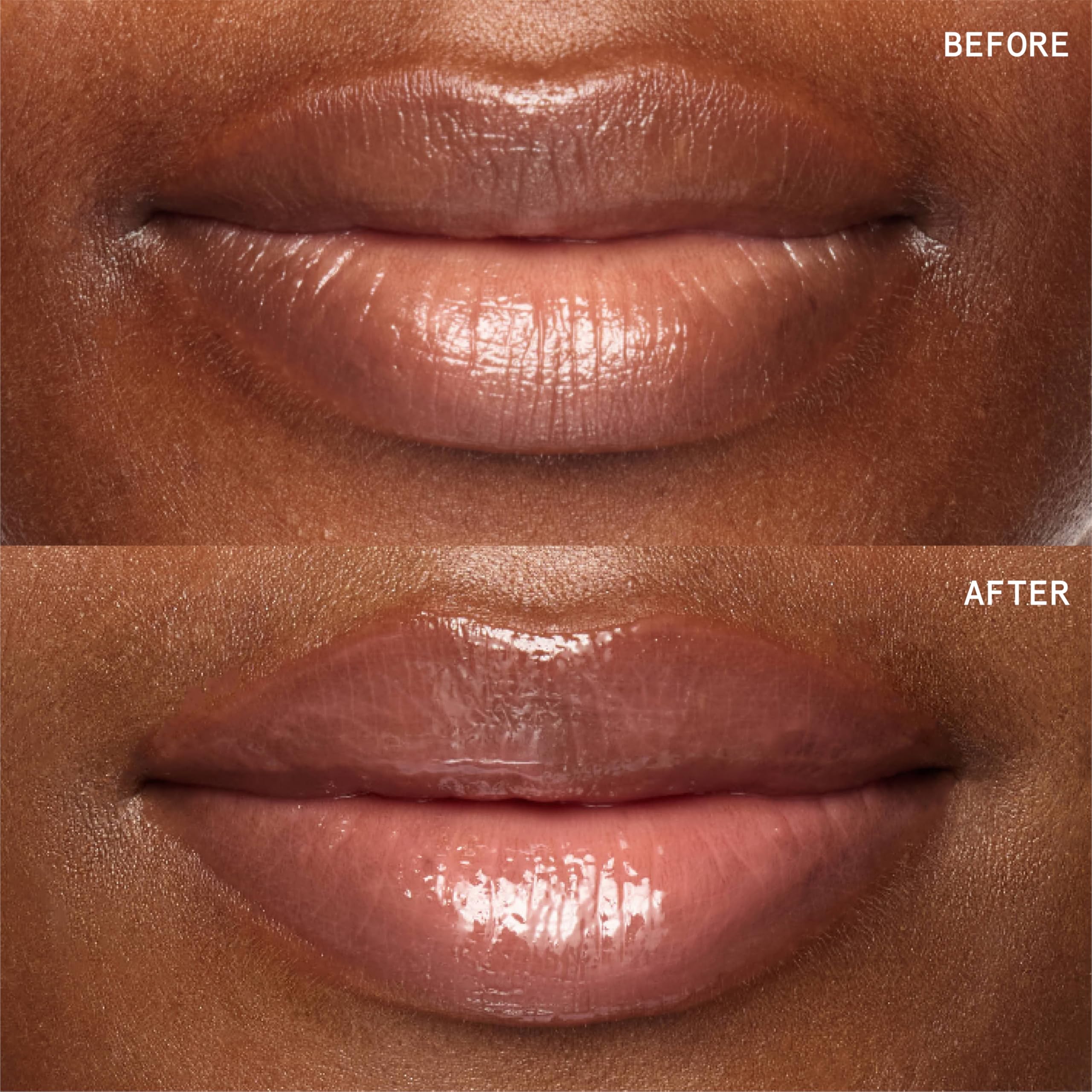 Tube close-up of Wondergloss lip oil showing balm-like finish.