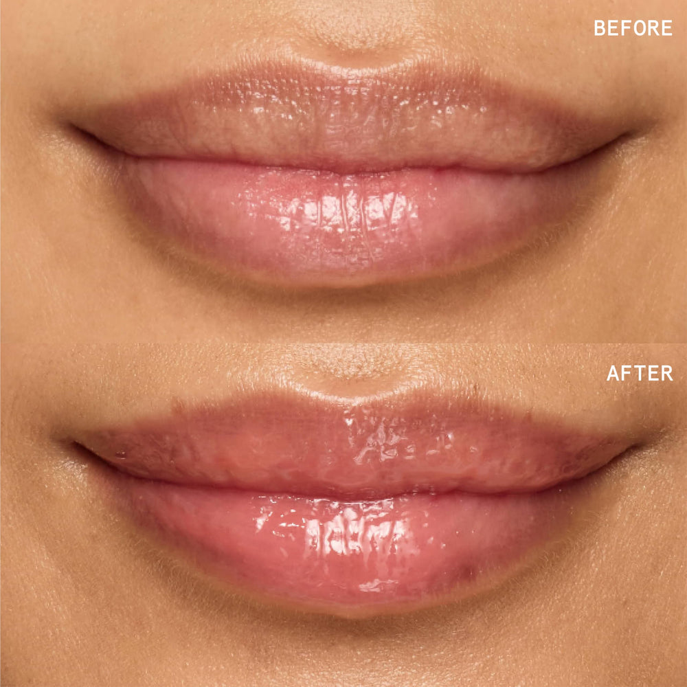 Ingredients: hibiscus and cherry oils in Wondergloss lip oil.