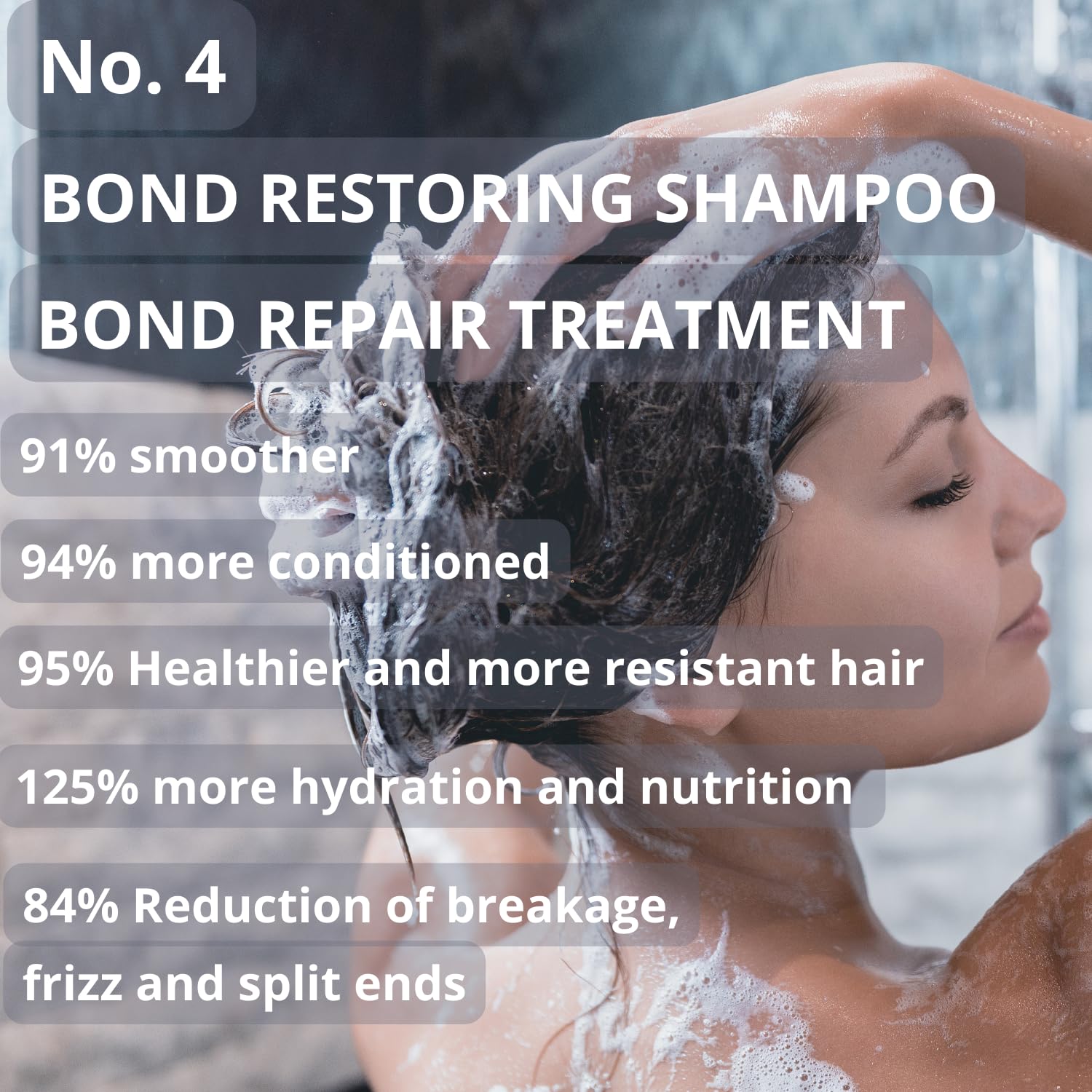 Beauty Plex No. 4 science-inspired bond repair technology symbol