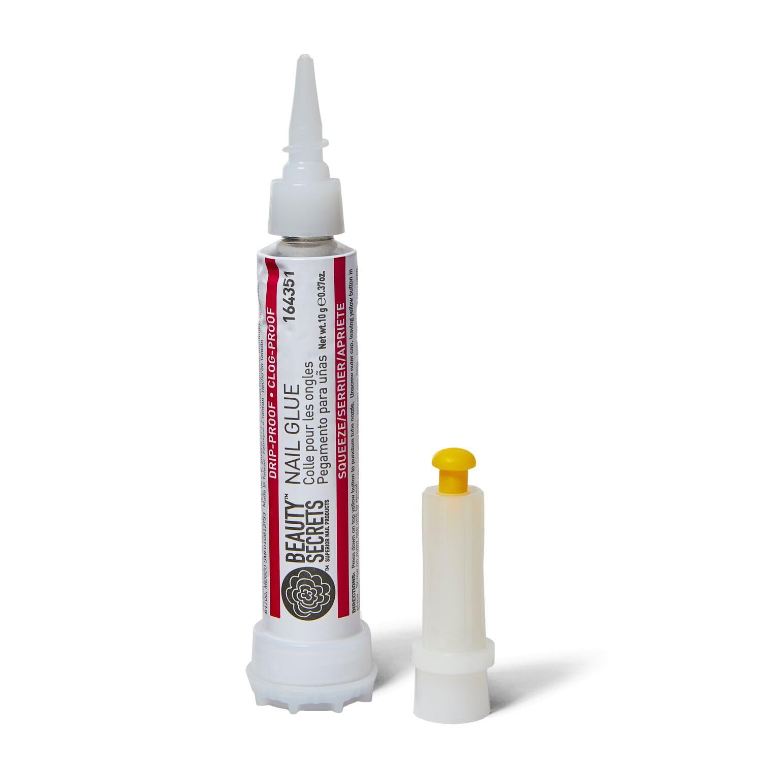 Beauty Secrets nail glue suitable for artificial tips and natural nail repairs.