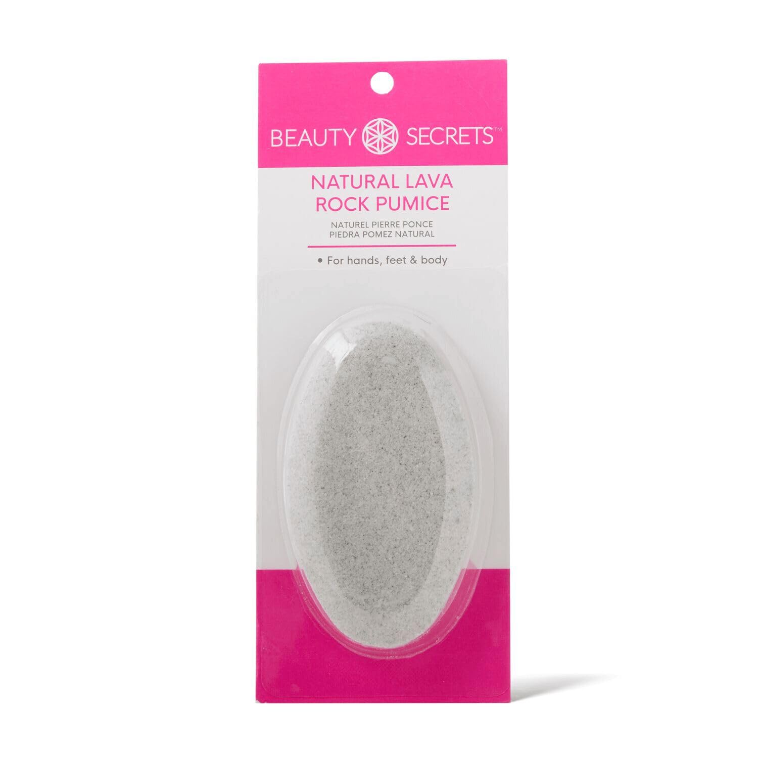 Beauty Secrets Lava Rock Pumice gently buffs rough cuticles for polished manicure prep
