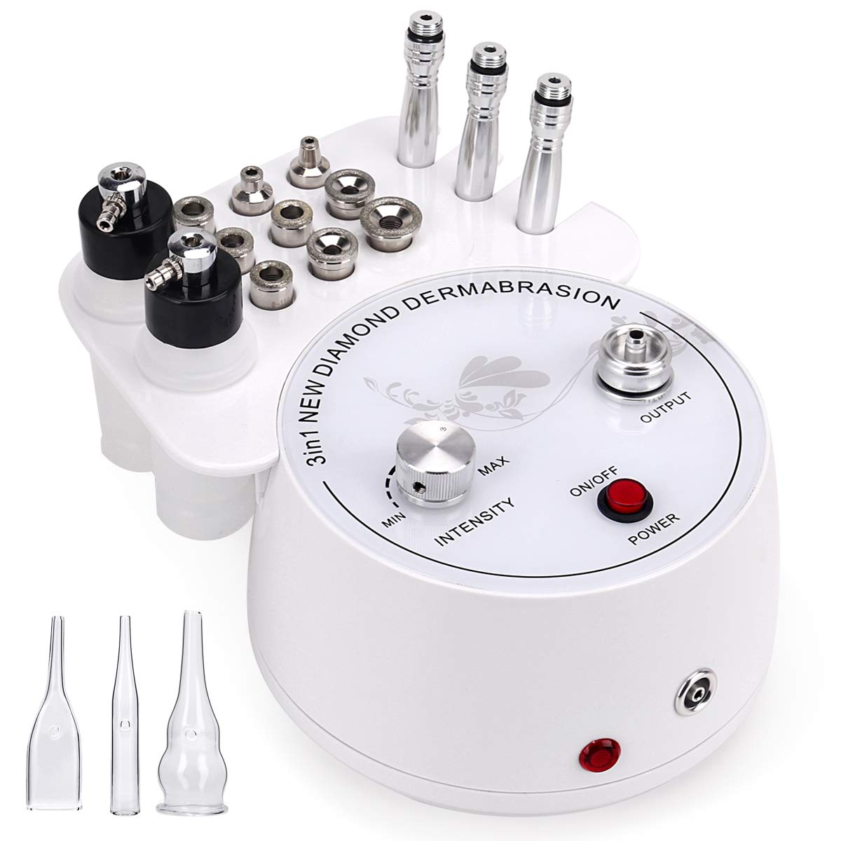 Beauty Star 3-in-1 Microdermabrasion machine front view for home use and versatility
