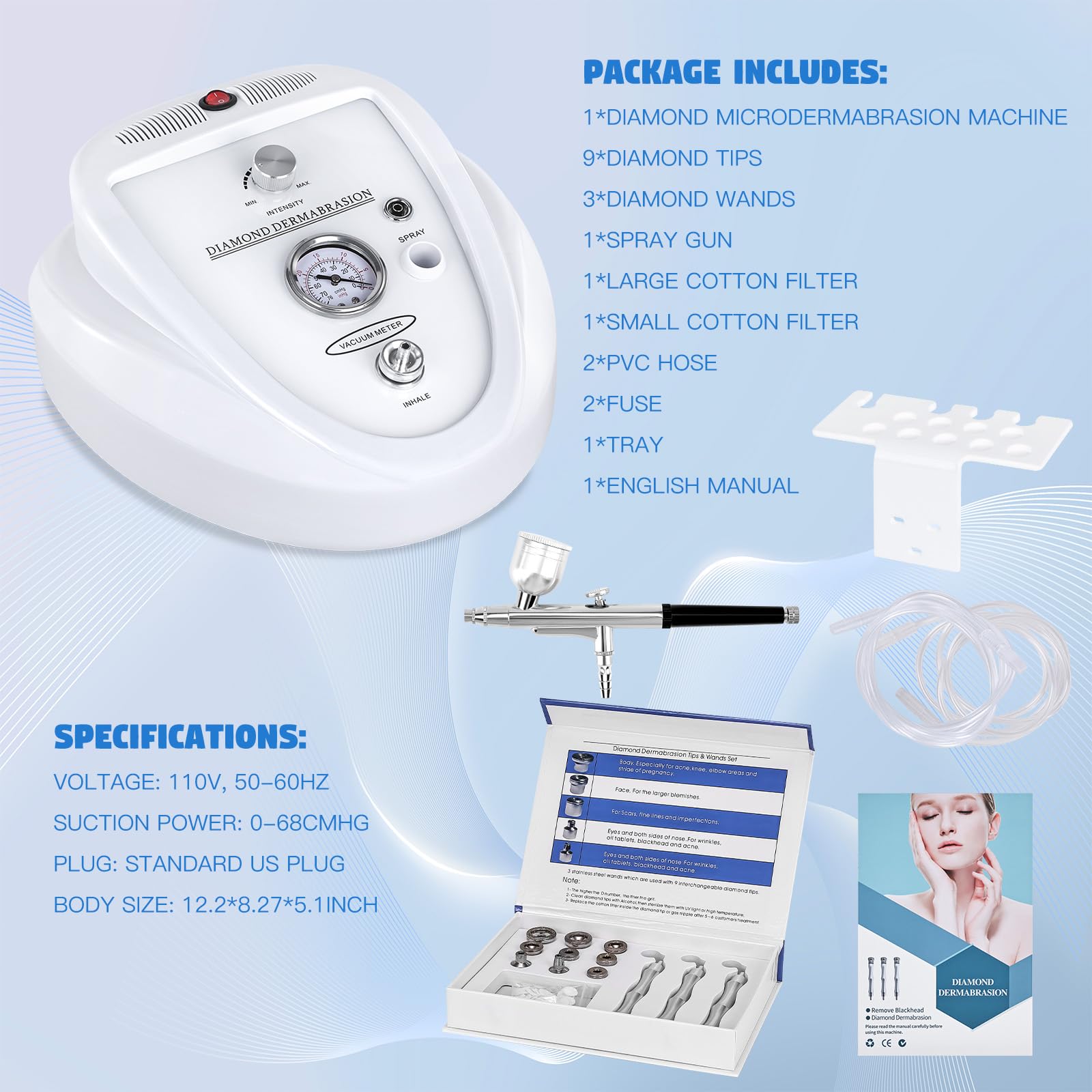 Beauty Star at-home skincare system for spa-like cleansing and hydration