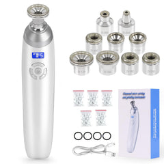 Beauty Star cordless diamond microdermabrasion handle for at-home exfoliation and glow.