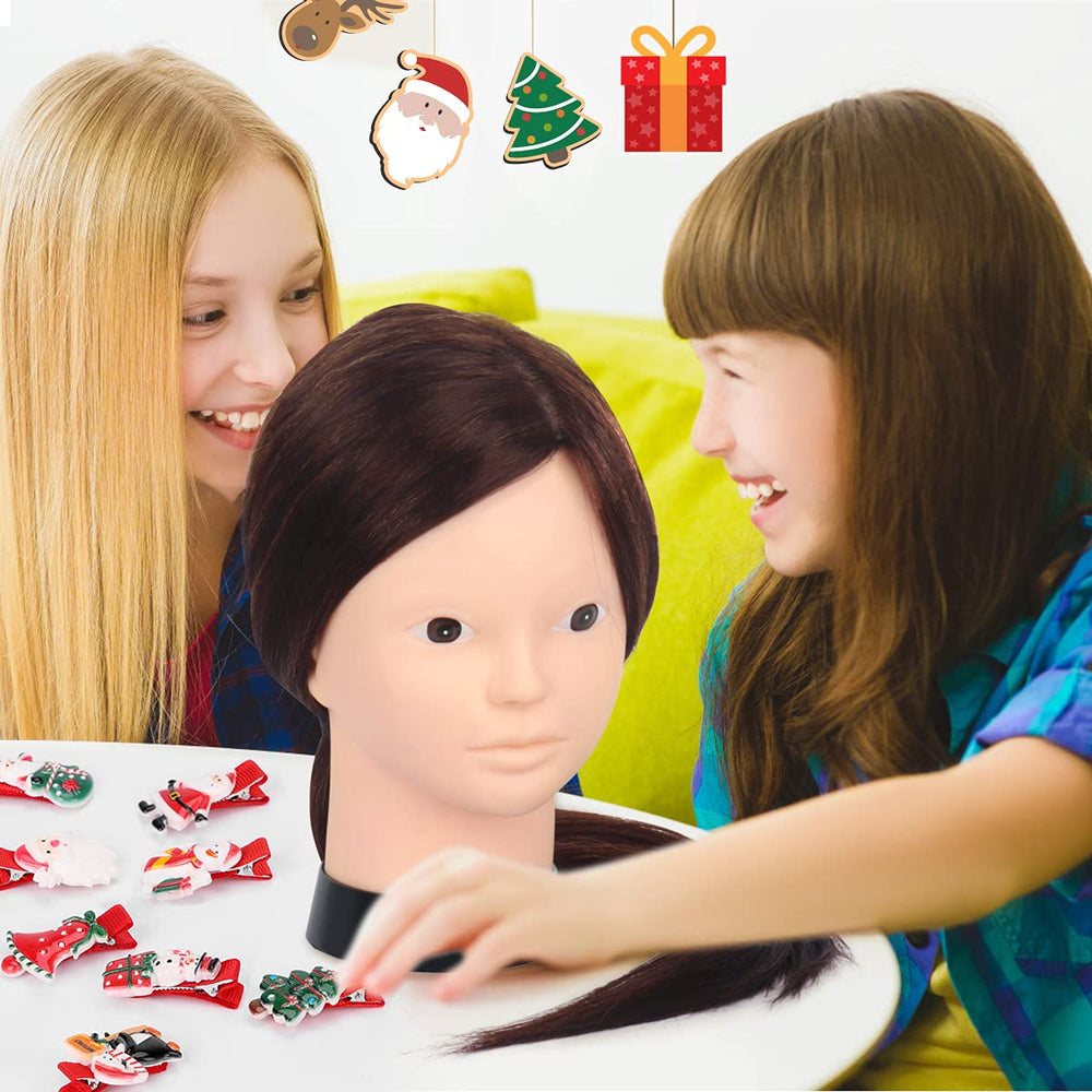 Beauty Star cosmetology training head ships in gift box.