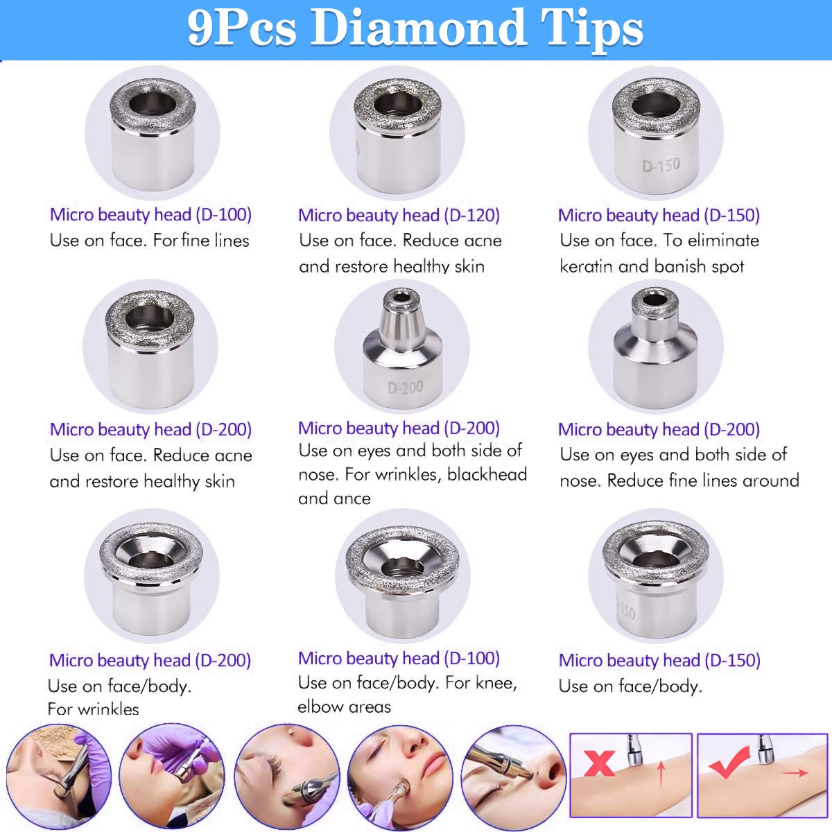 Beauty Star spray gun in action providing hydrating exfoliation during treatment.