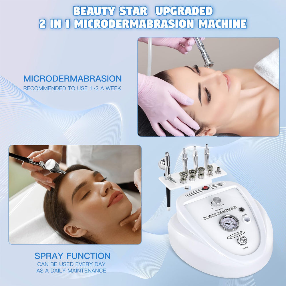 Nano-atomized hydration spray included with Beauty Star system