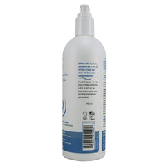 Close-up of fragrance-free lotion texture ready for quick hand and body hydration.