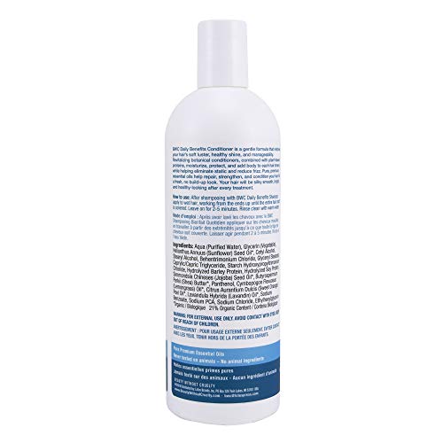 Beauty Without Cruelty label close-up shows cruelty-free and pH-balanced formula.