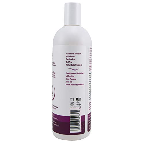 Beauty Without Cruelty shampoo lather close-up highlights soap-free, fragrance-free cleansing.