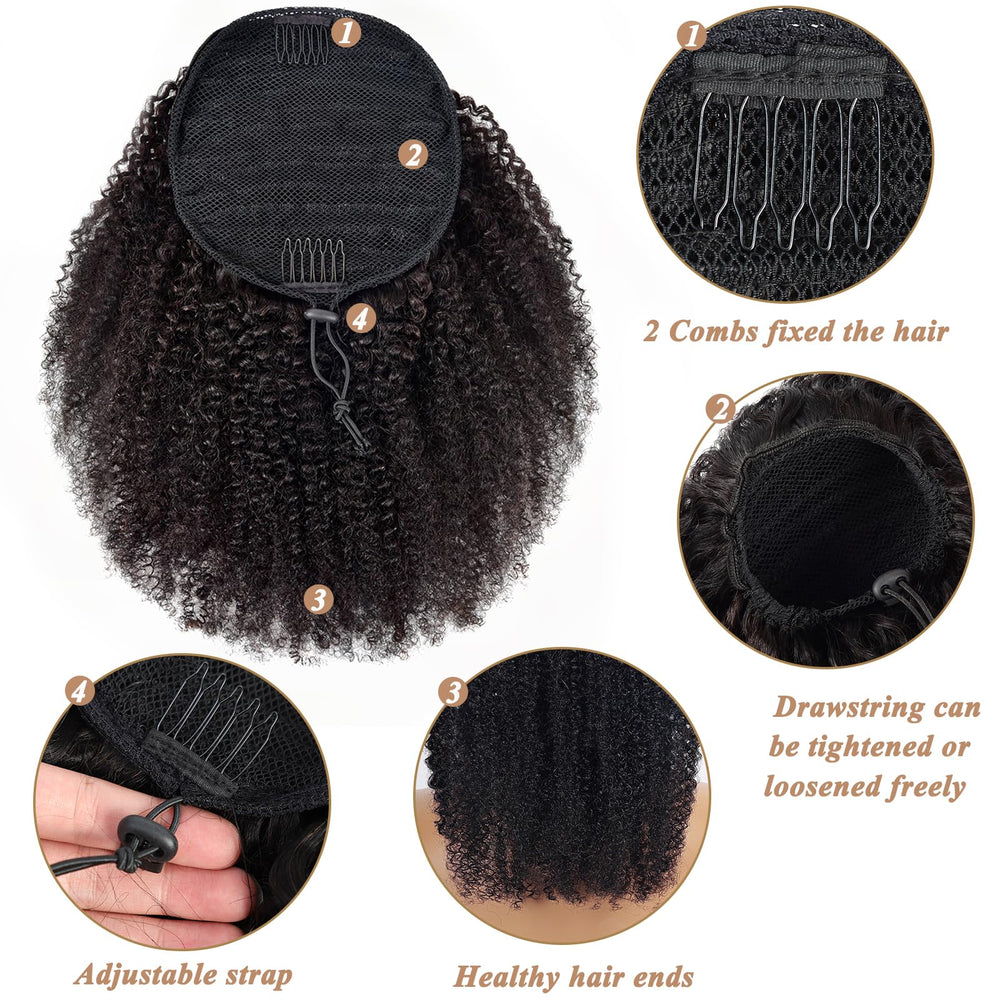 Beauty Youth Clip-in ponytail extension for quick, secure styling.