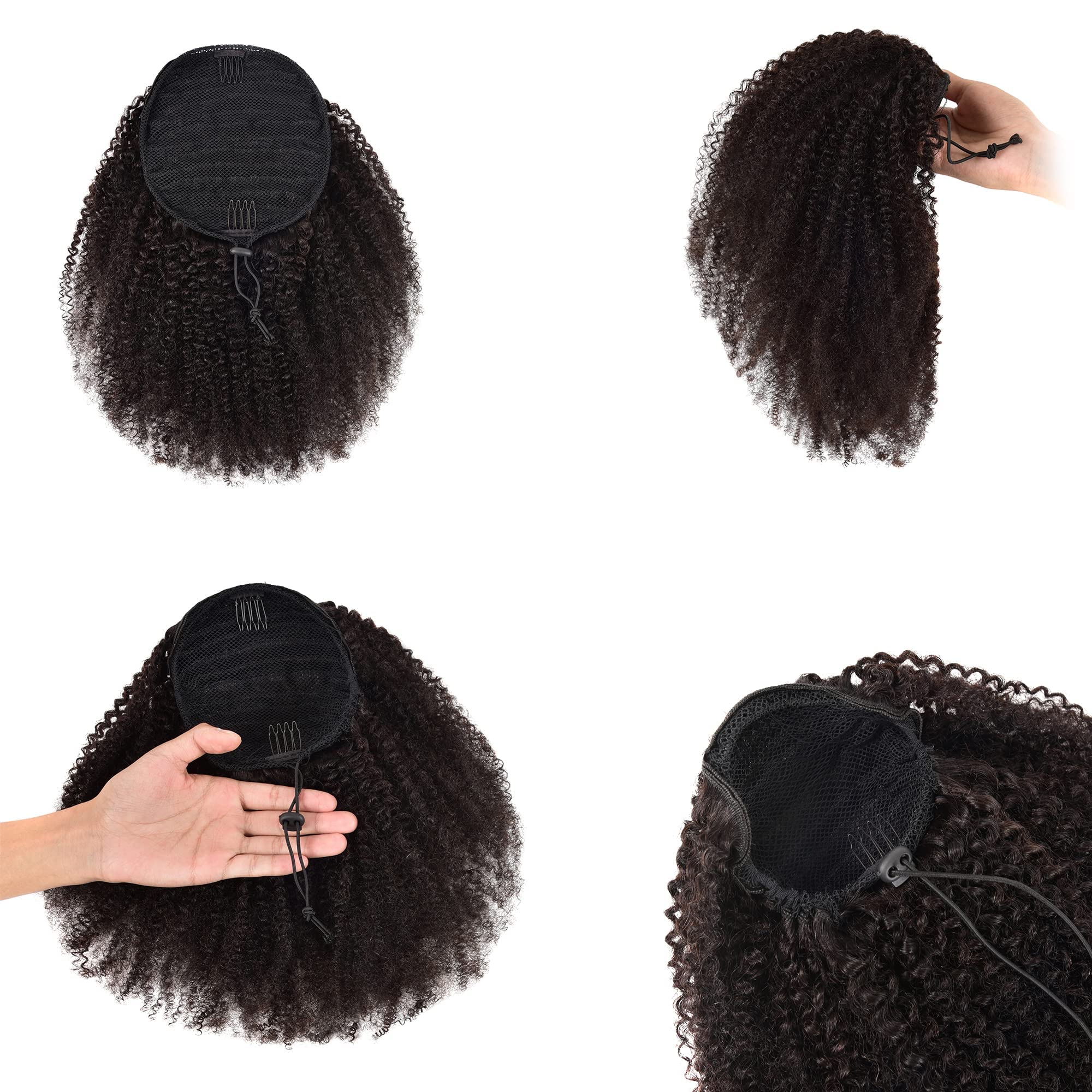 Beauty Youth natural-color ponytail blends with diverse hair tones.