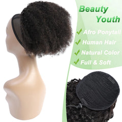 Beauty Youth Virgin Brazilian hair ponytail offers soft, silky texture.