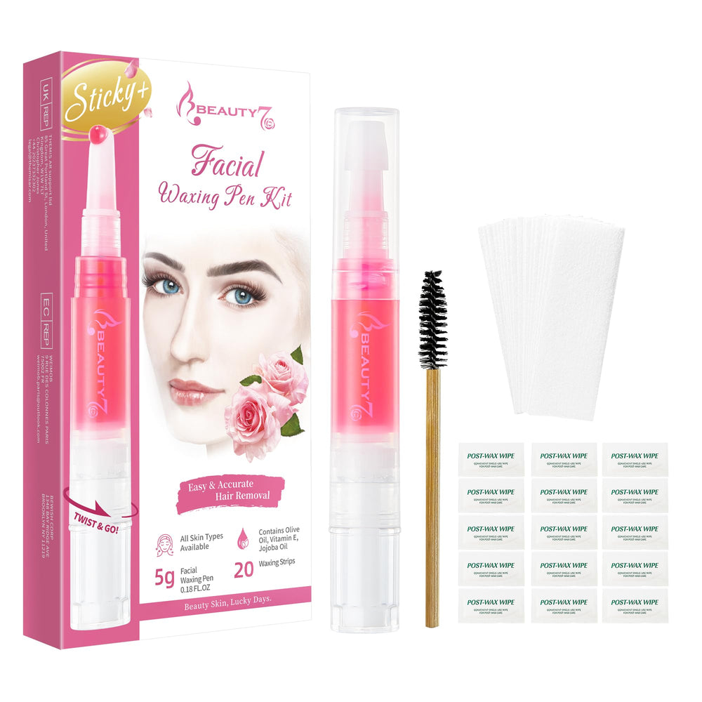 Beauty7 at-home waxing kit for easy cleanup and mess-free use.