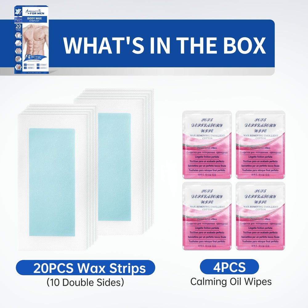 Beauty7 wax strips for facial removal are gentle on skin