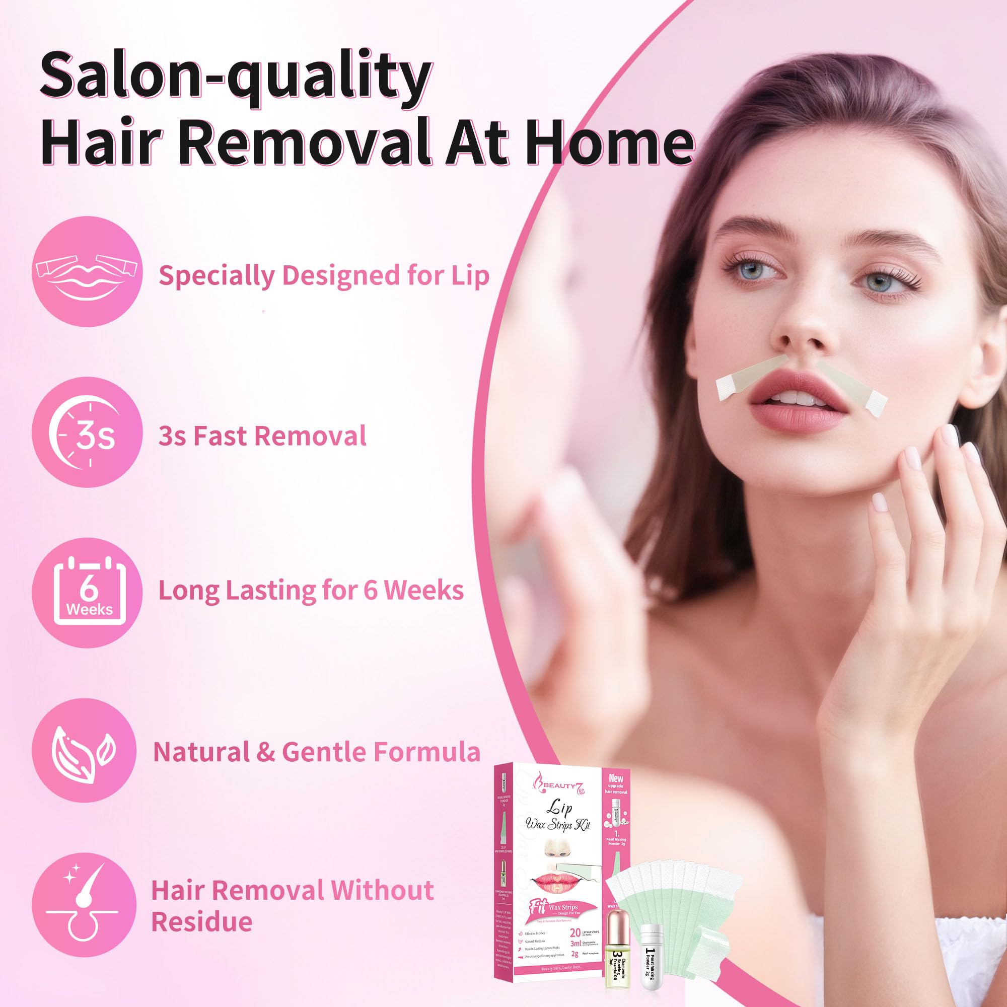 Beauty7 Skin-friendly formula suitable for sensitive skin.