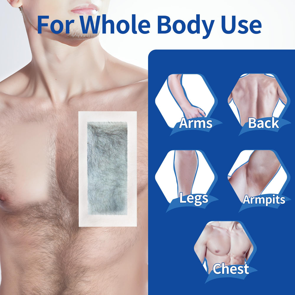 Beauty7 wax strips cut-to-size for precise application