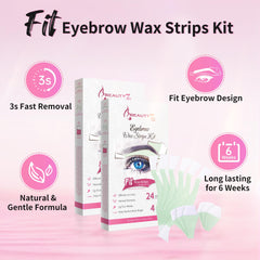 Beauty7 Wax Strips Kit lip strips offer quick hair removal with minimal discomfort