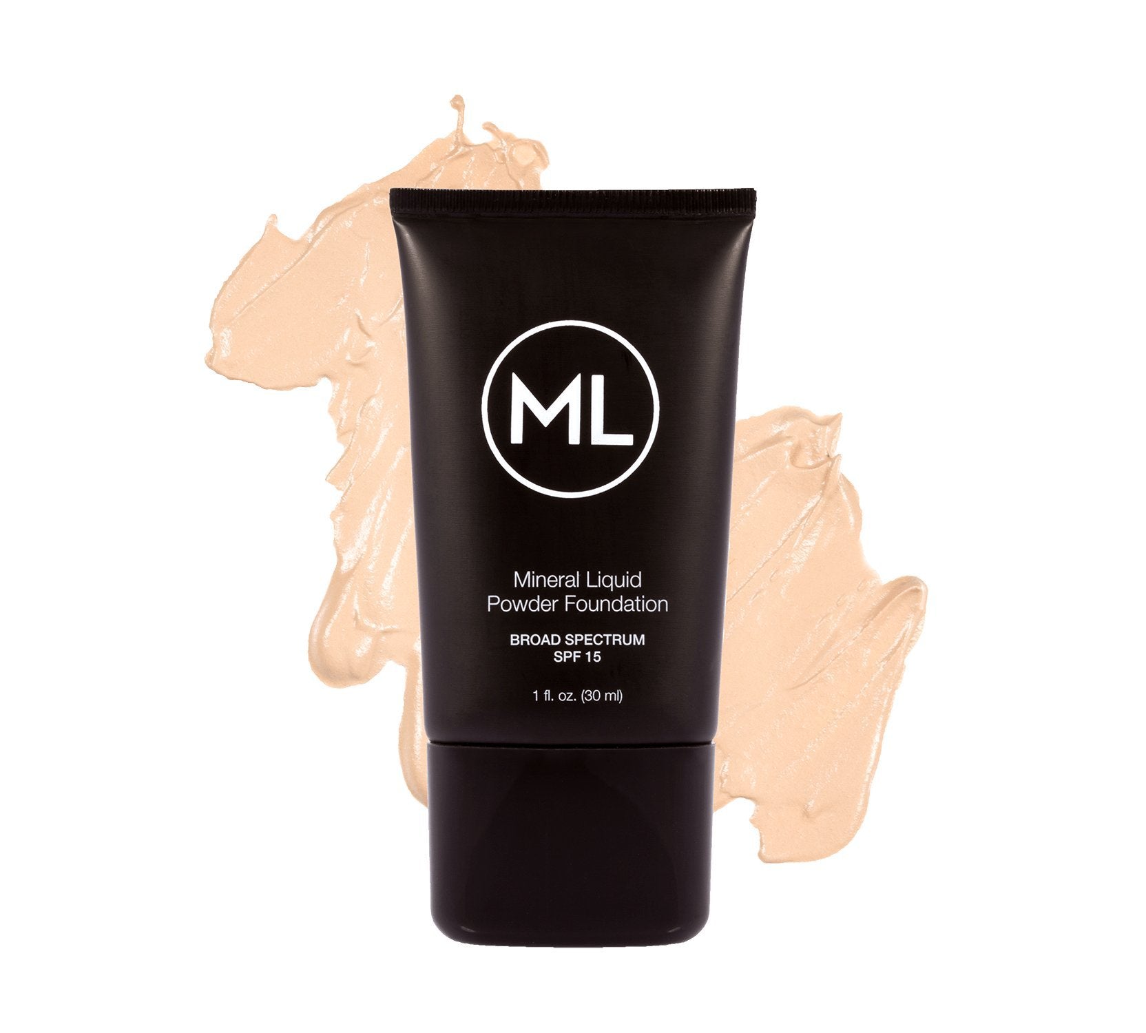 Beauty Basics Mineral Liquid Foundation Linen bottle ready for smooth, long-lasting coverage.