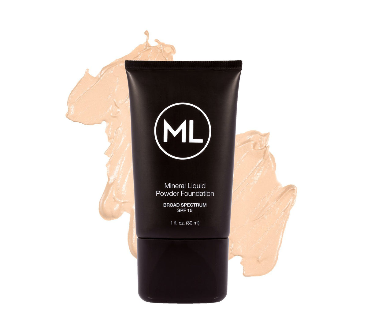 Beauty Basics Mineral Liquid Foundation Linen bottle ready for smooth, long-lasting coverage.