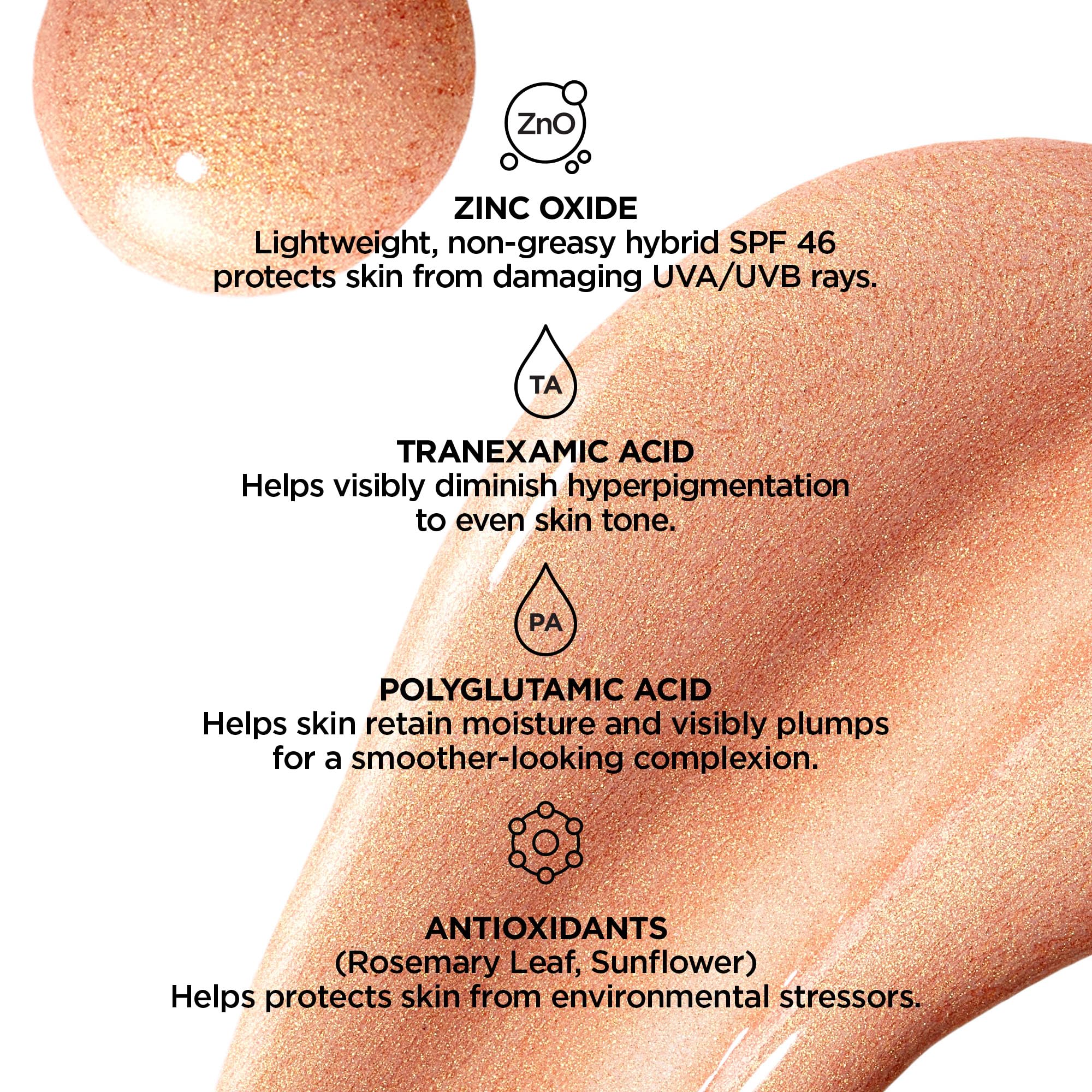 BeautyBio Blendrops applied on facial zones shows oil control and glow potential