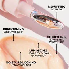 BeautyBio Eyelighter Concentrate silky under-eye primer texture preps skin for concealer