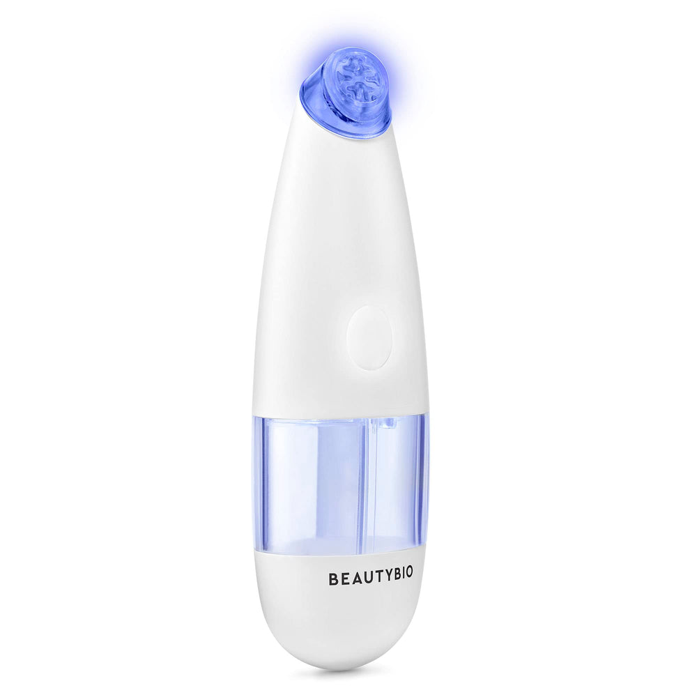 BeautyBio GLOfacial pore-cleansing tool cleanses pores for a refreshed complexion